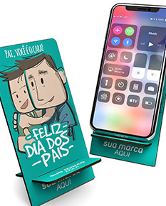 SUPORTE CELULAR EM MDF