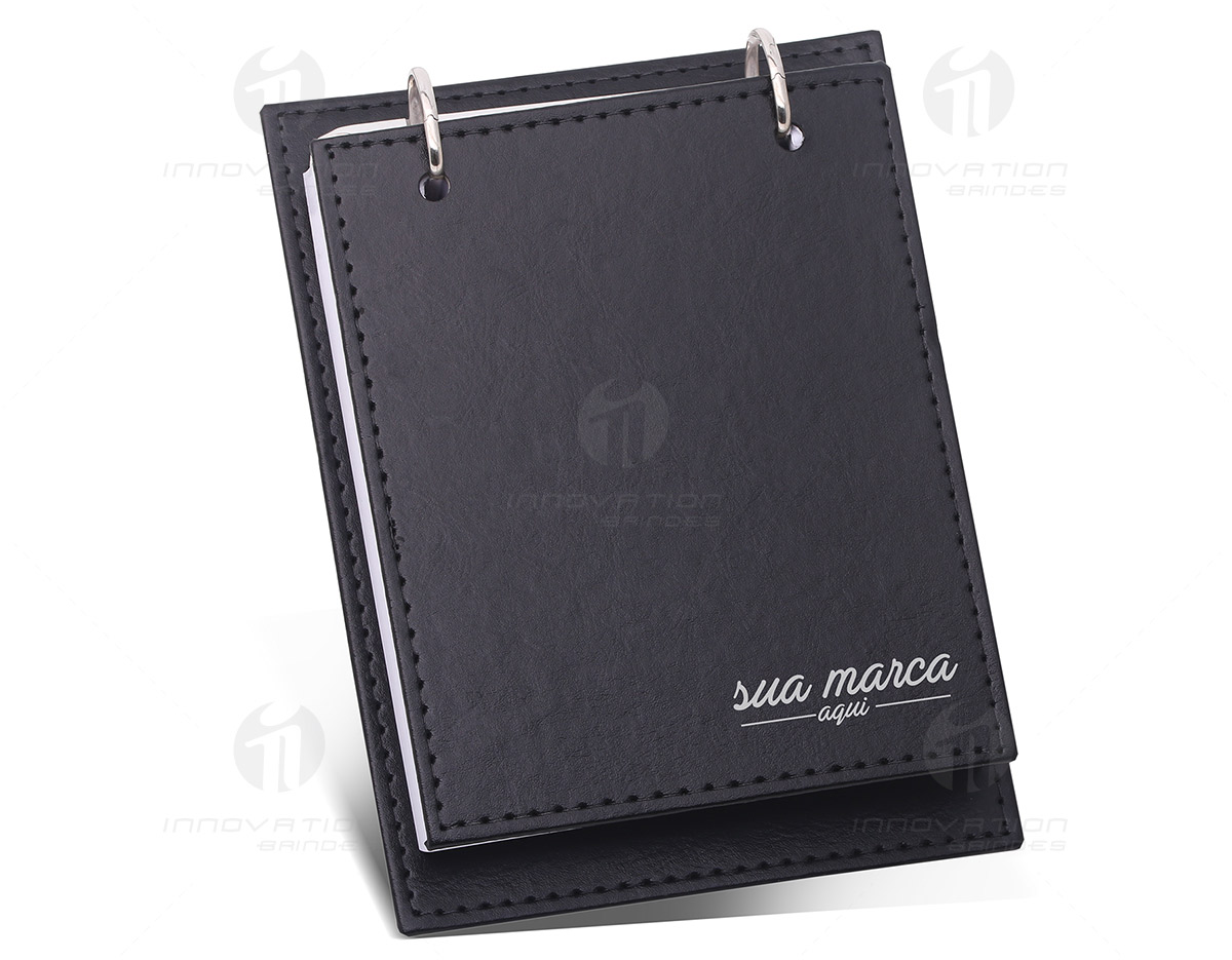 Bloco De Anotações Couro Personalizado Personalizado | Brindes ...