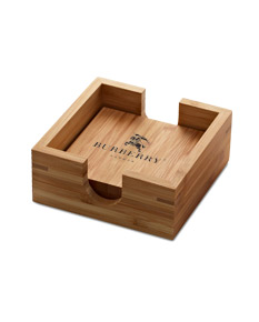 CONJUNTO BASE EM BAMBU PARA 4 TAÇAS