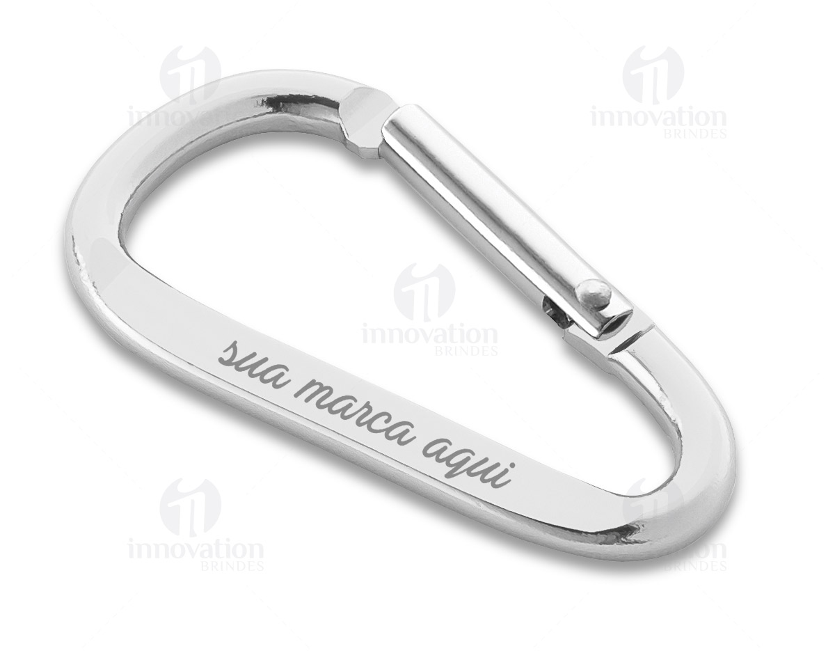 Mosquetão De Metal Personalizado Personalizado | Brindes Personalizado