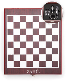 KIT VINHO XADREZ 4 PEÇAS