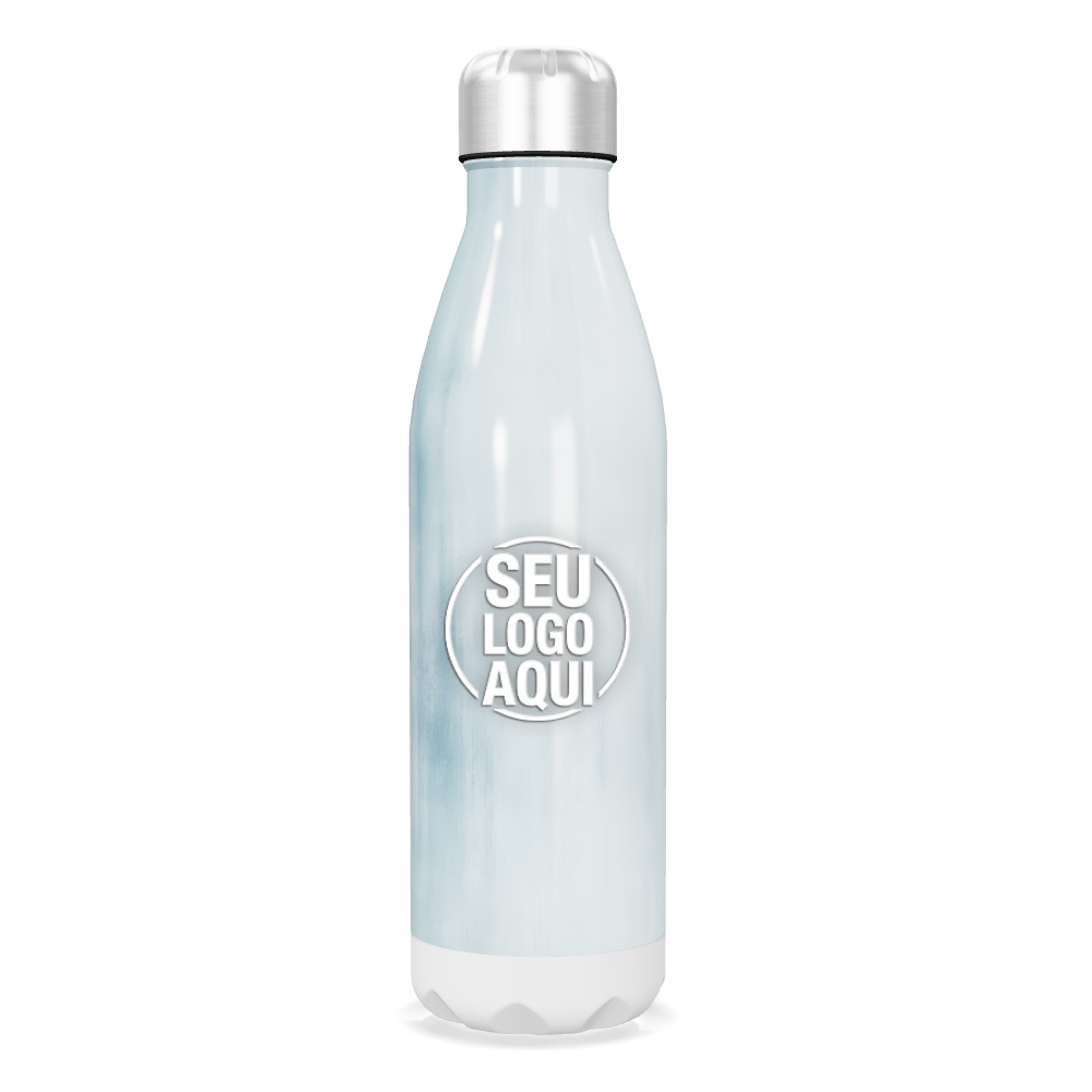 GARRAFA INOX AZUL CLARO 750ML