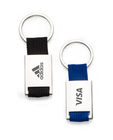 CHAVEIRO METAL COM NYLON