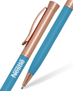 CANETA SEMIMETAL C/ BRONZE
