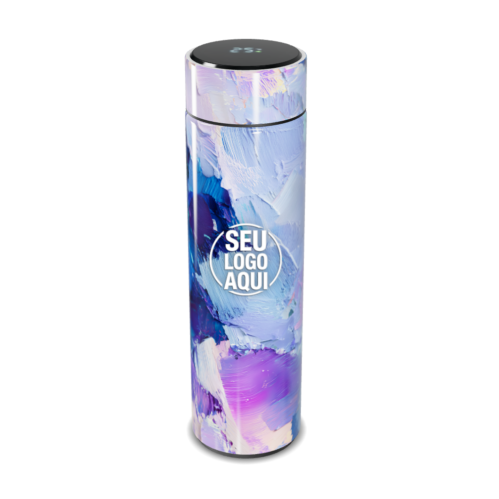 GARRAFA TÉRMICA TOUCH   AZUL MULTICOLORIDA