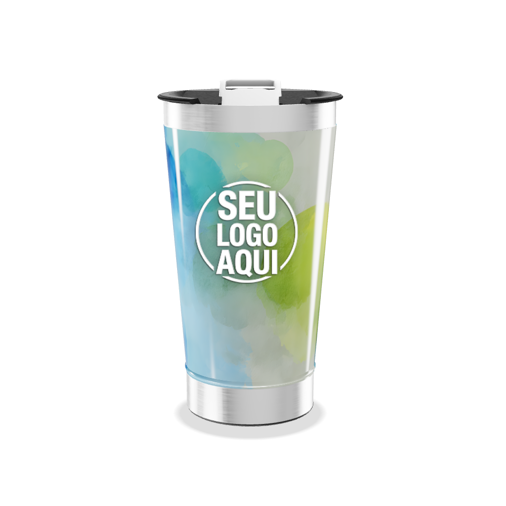 COPO TÉRMICO   ESTAMPA AQUARELA