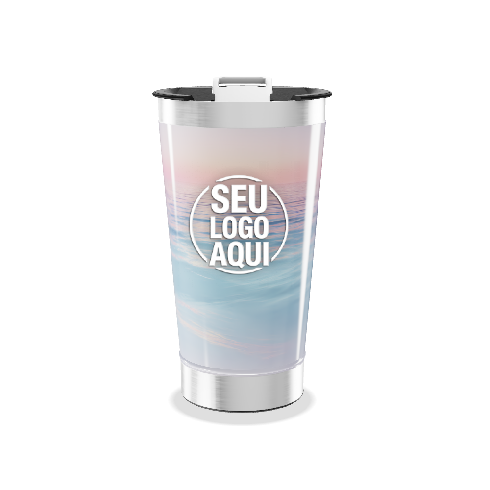 COPO TÉRMICO ESTAMPA OCEANO PASTEL