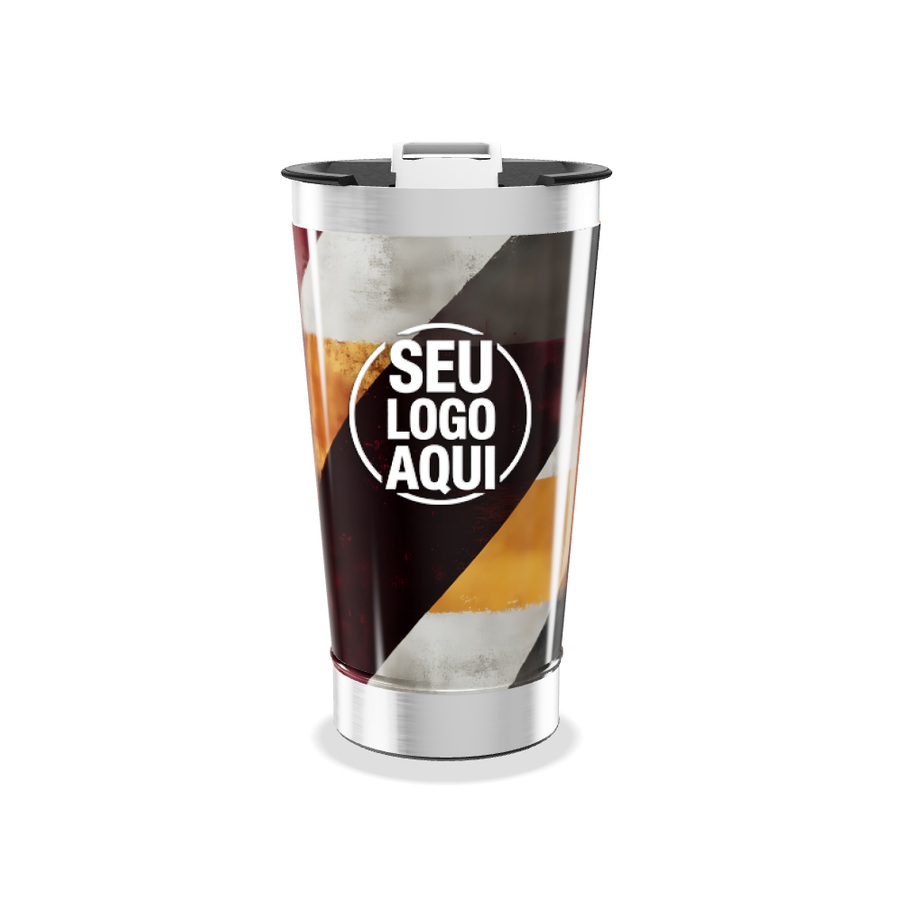 COPO TÉRMICO   COM ESTAMPA GEOMÉTRICA