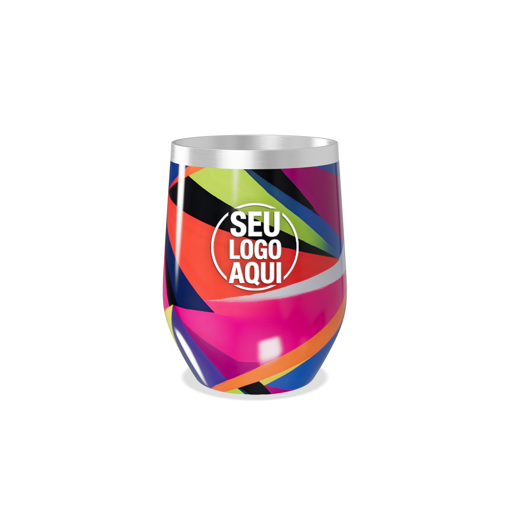 COPO TÉRMICO SLIM COLORIDO AÇO INOX