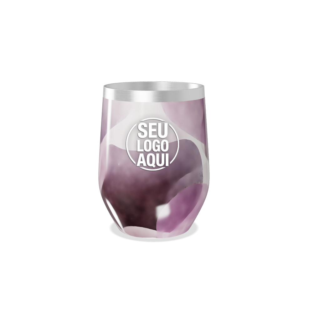 COPO TÉRMICO SLIM ROXO METÁLICO AÇO INOX