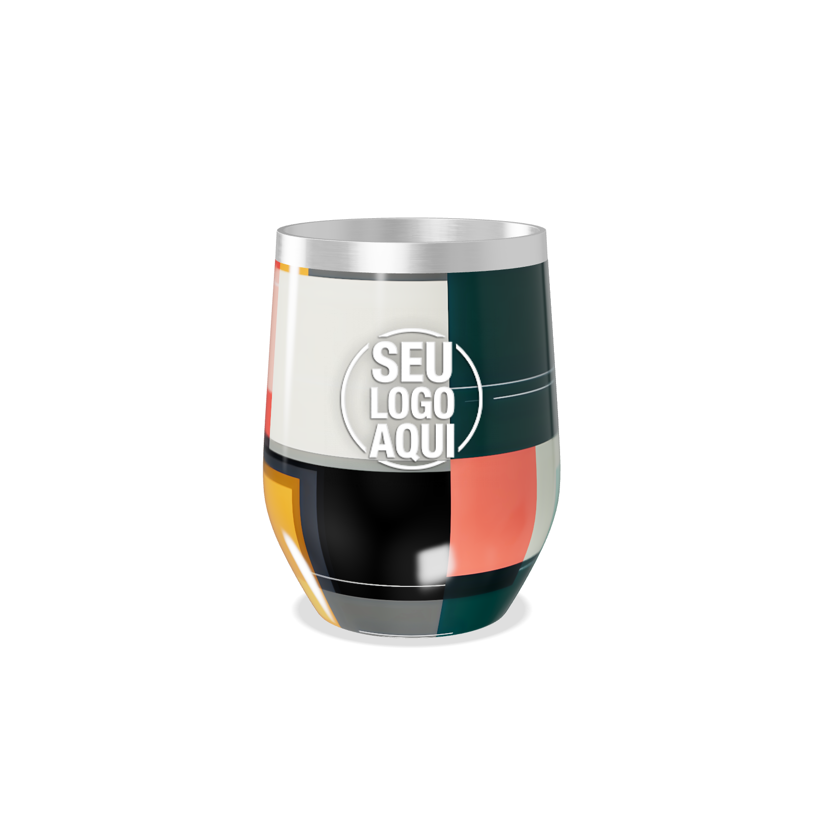 COPO TÉRMICO SLIM COLORIDO EM AÇO INOX