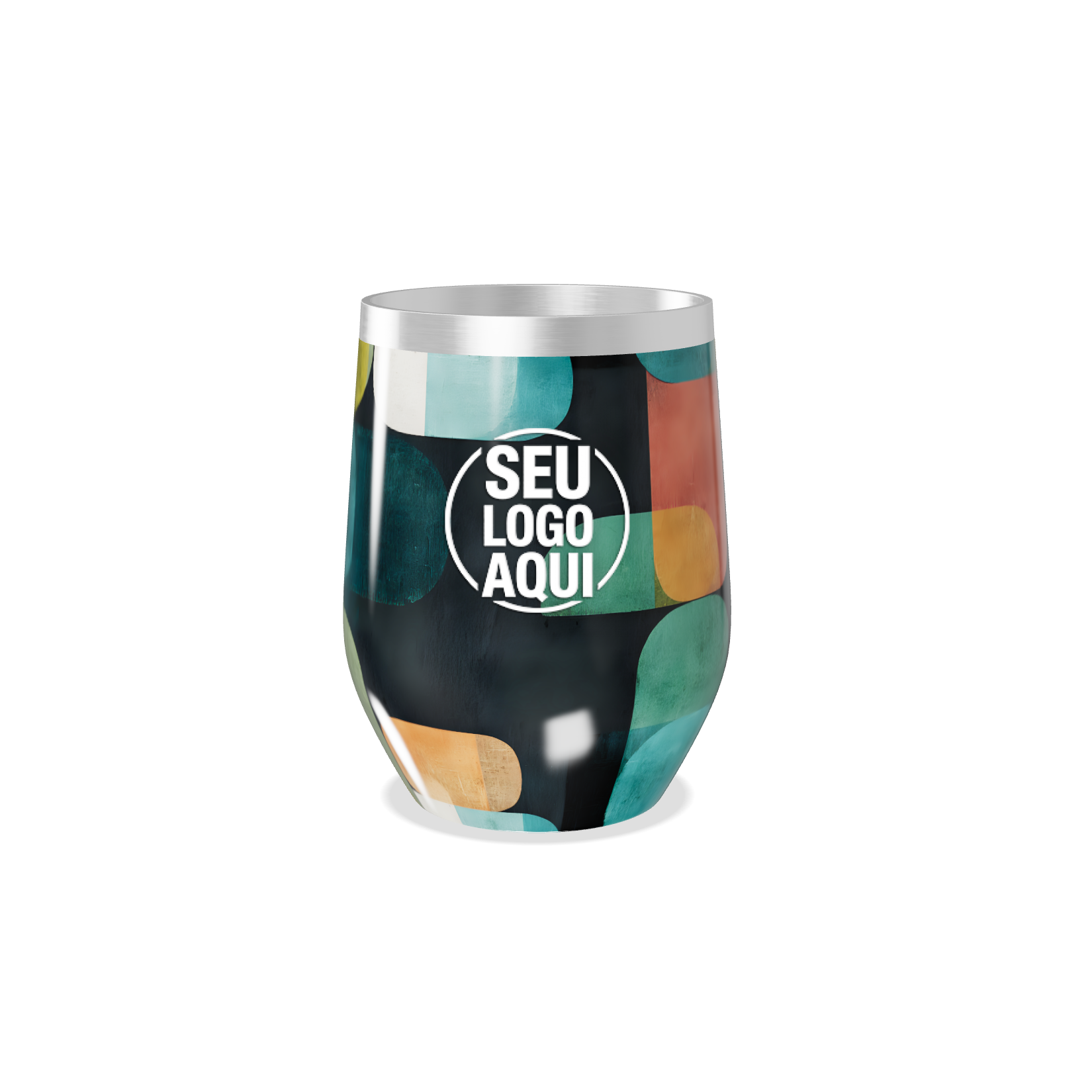 COPO TÉRMICO SLIM ESTAMPADO MULTICOR AÇO