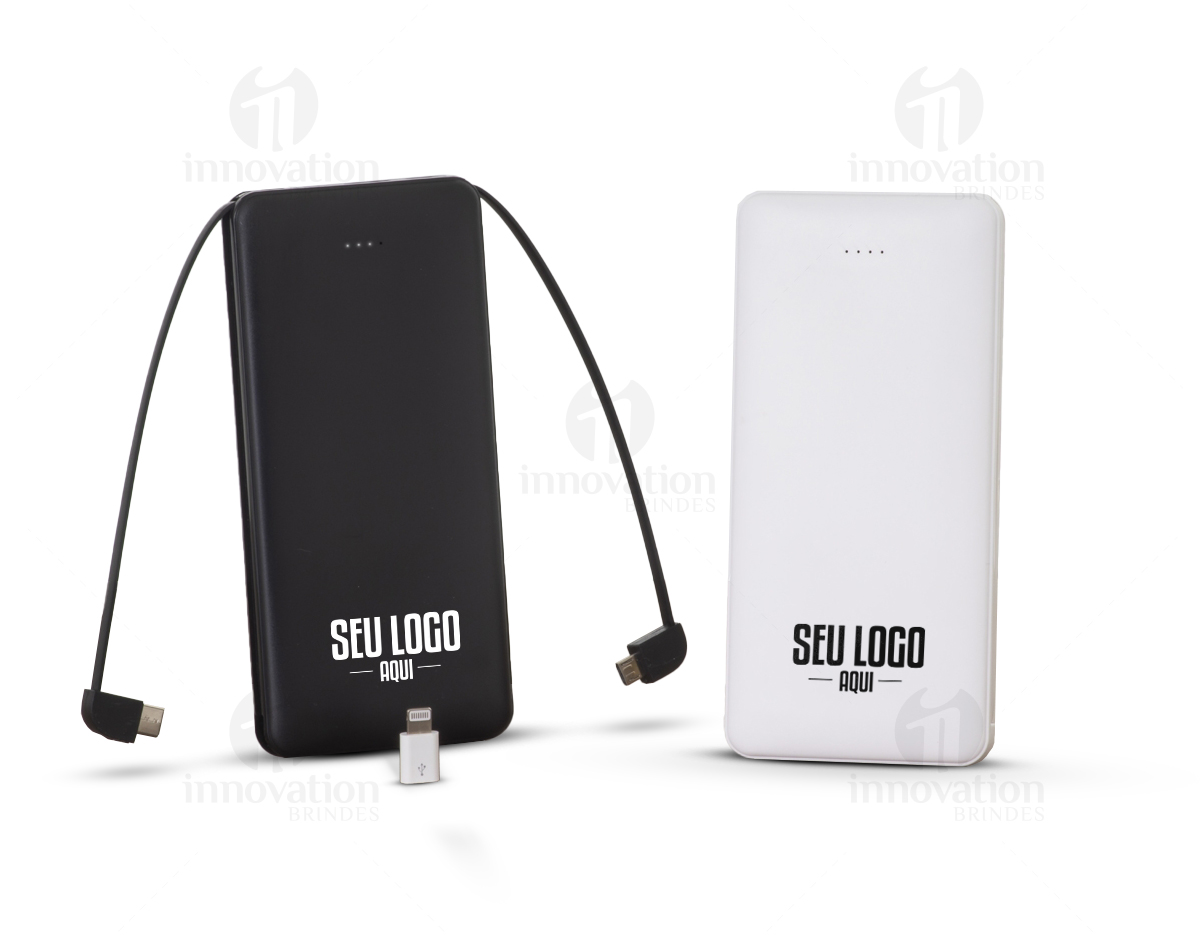 Power Bank 10.000mah Com Indicador Led Personalizado | Brindes ...