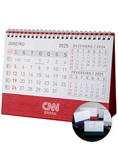 CALENDÁRIO DE MESA 2024 EM PAPEL 115G